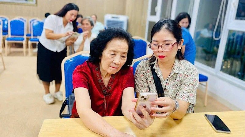 Phường Cửa Nam (Hà Nội) tổ chức tập huấn kỹ năng số cho các Tổ dân phố trên địa bàn phường. (Ảnh: Đăng Anh)