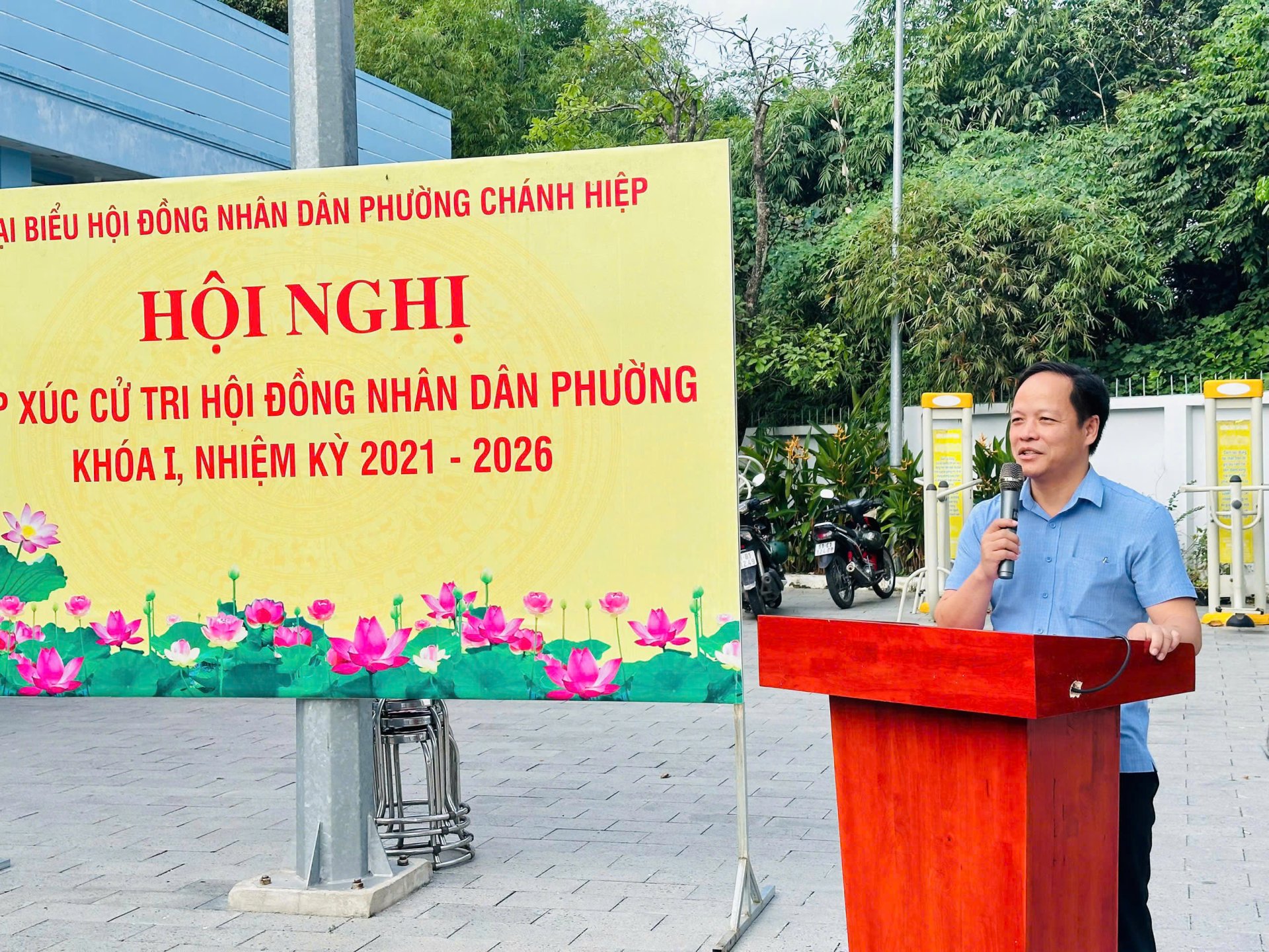 Phường Chánh Hiệp (Thành phố Hồ Chí Minh): Tổ chức Hội nghị tiếp xúc cử tri trước kỳ họp thường lệ cuối năm HĐND phường khóa I, nhiệm kỳ 2021 - 2026