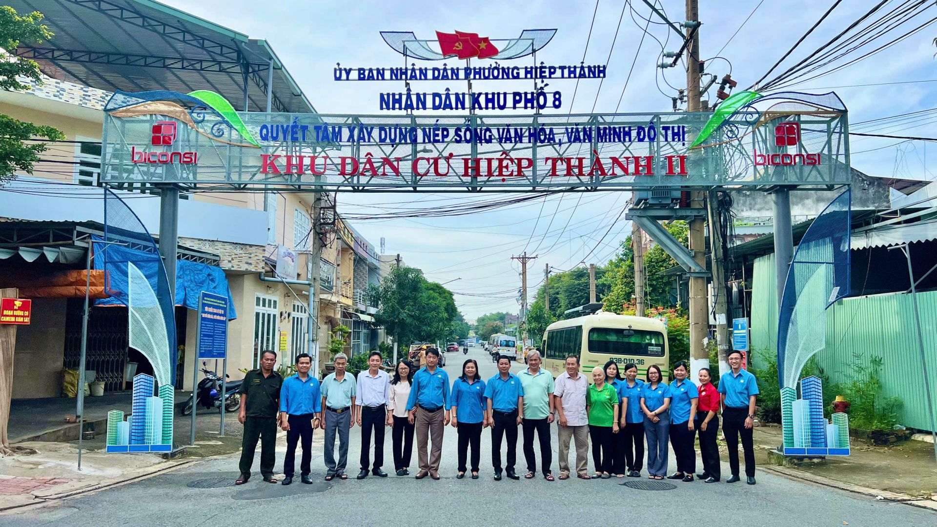 Thêm 01 tuyến đường có camera an ninh và cổng chào văn minh đô thị