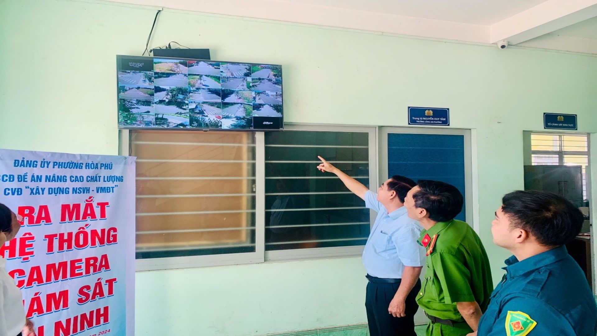 May be an image of 4 people, television and text