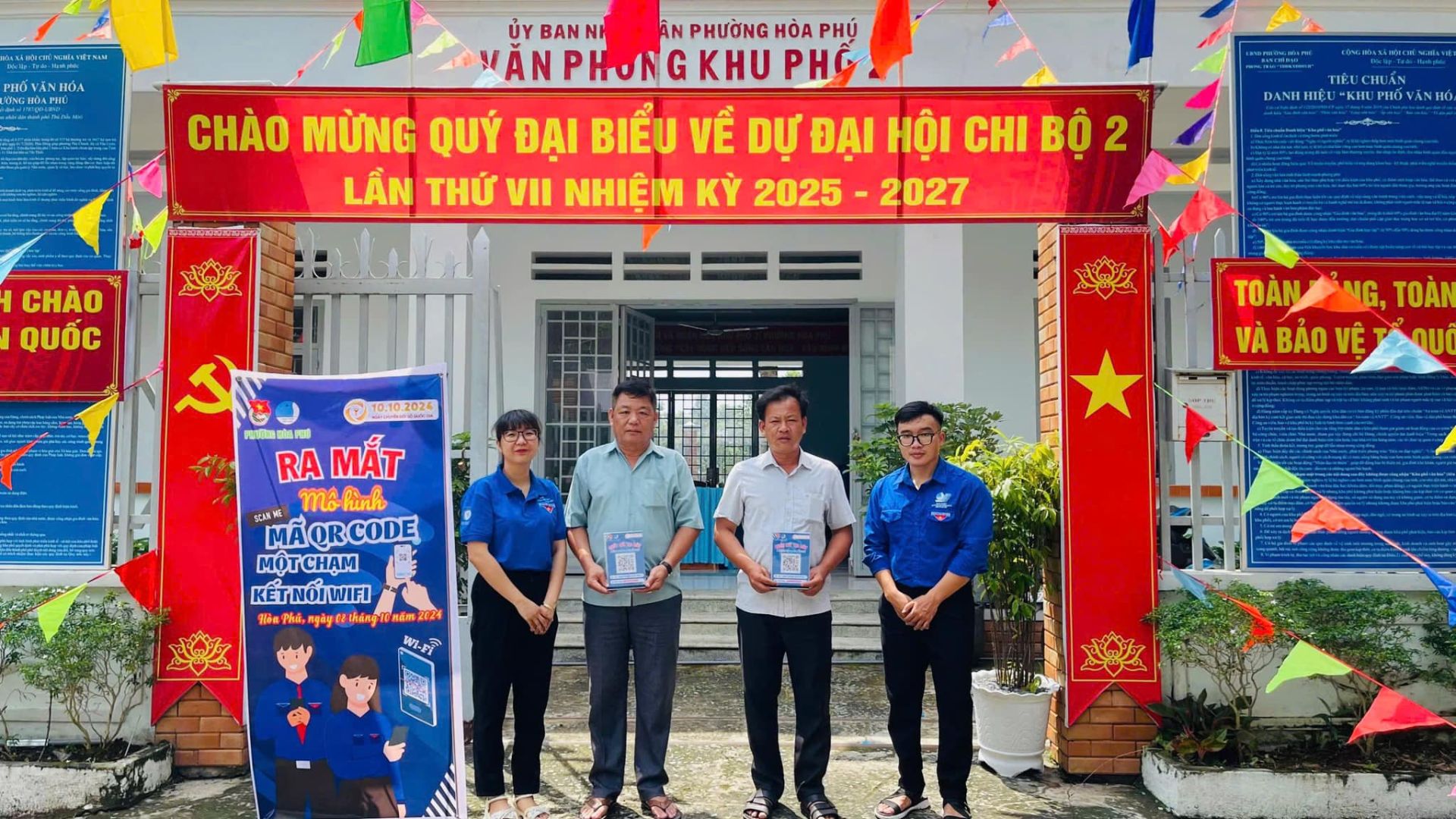 May be an image of 6 people and text