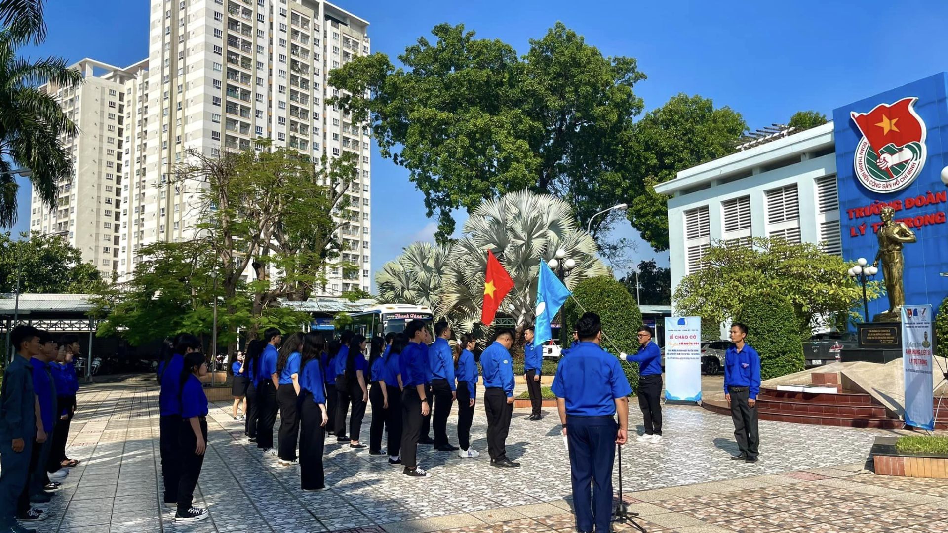 May be an image of 11 people and text