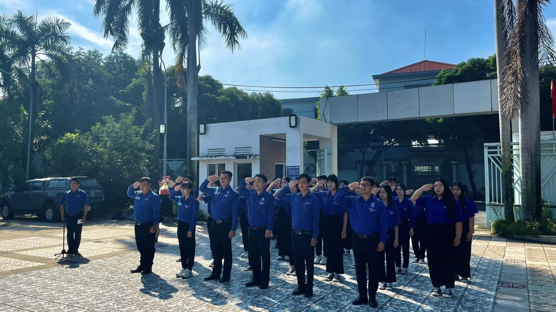 May be an image of 12 people and ambulance