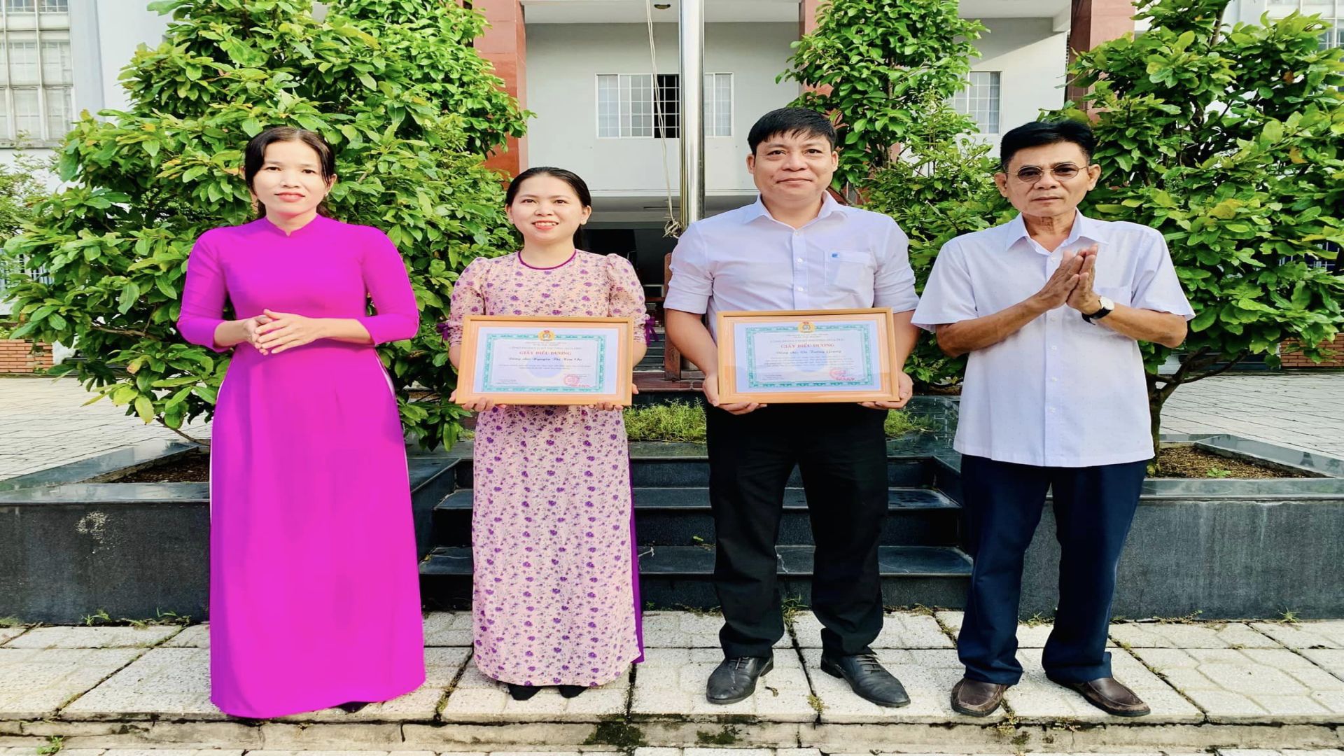 May be an image of 4 people and text