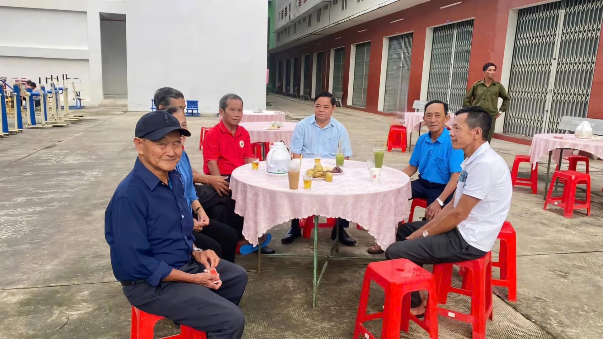 May be an image of 4 people and text