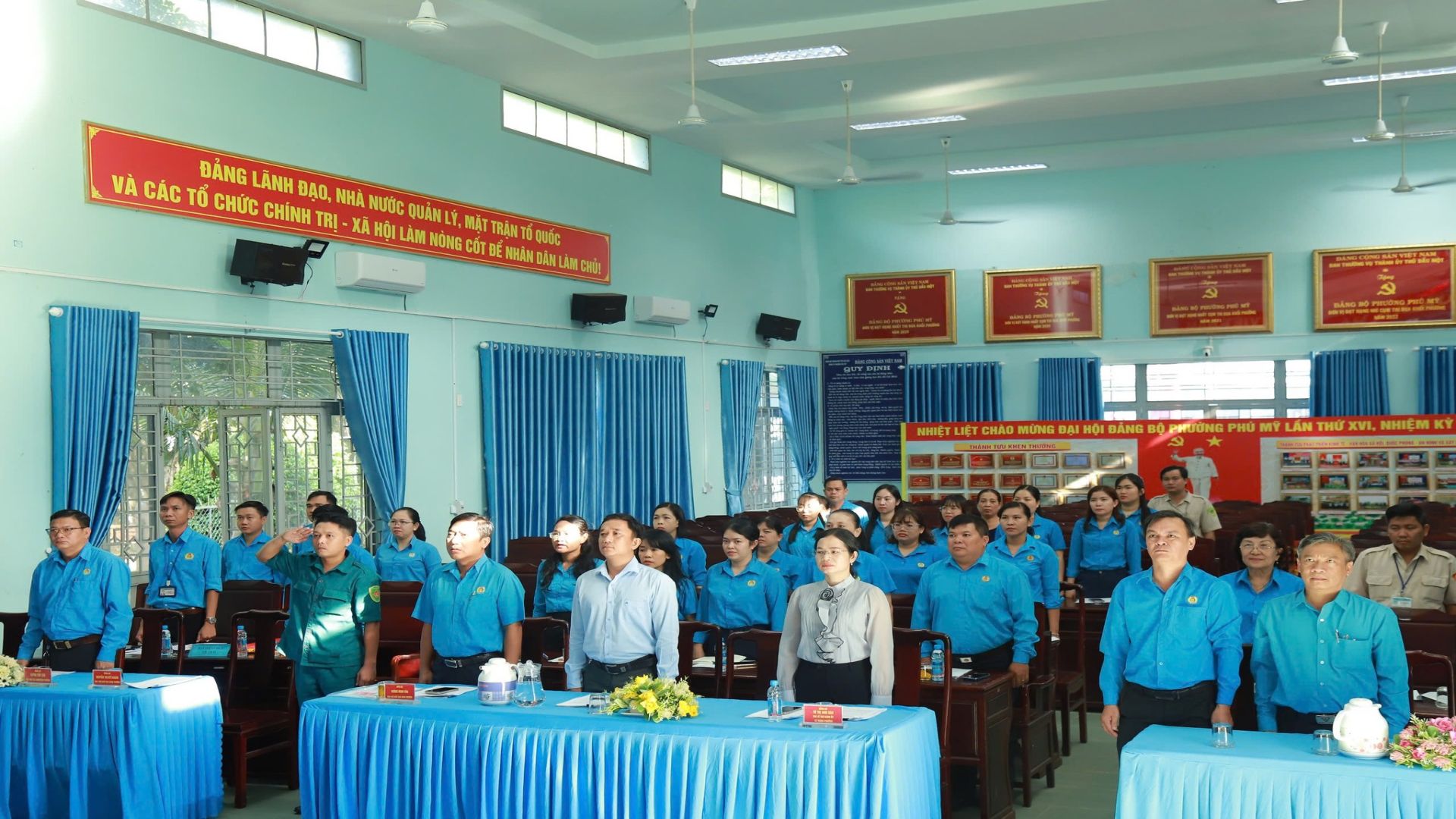 PHƯỜNG PHÚ MỸ TỔ CHỨC HỘI NGHỊ CÁN BỘ, CÔNG CHỨC, NGƯỜI HOẠT ĐỘNG KHÔNG CHUYÊN TRÁCH VÀ NGƯỜI LAO ĐỘNG NĂM 2024