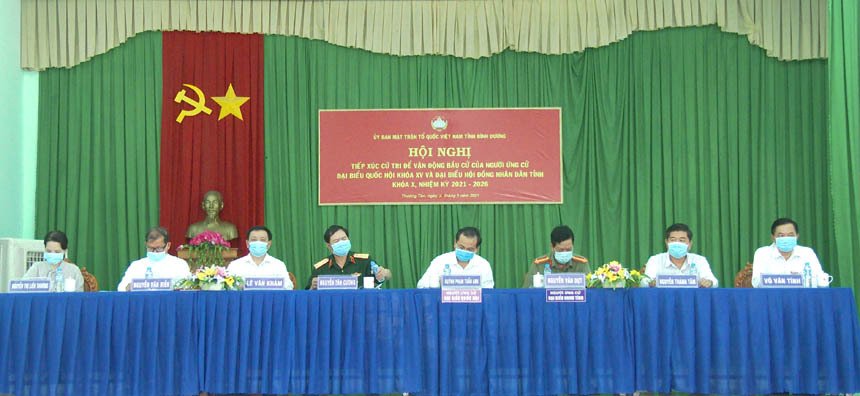 Ứng cử viên Đại biểu Quốc hội và đại biểu HĐND tỉnh tiếp xúc cử tri 3 xã Tân Mỹ, Thường Tân và Lạc An