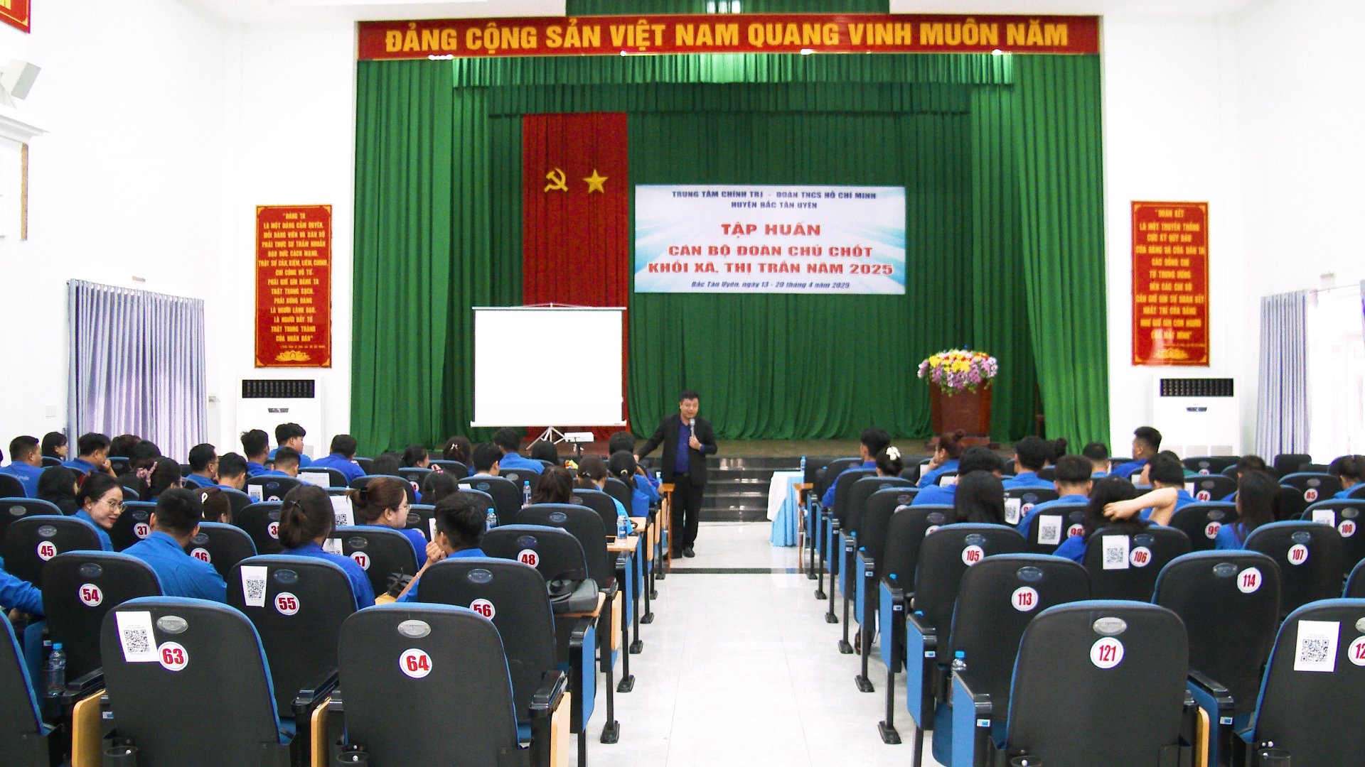 Bắc Tân Uyên khai giảng lớp tập huấn cán bộ đoàn chủ chốt khối xã, thị trấn năm 2025