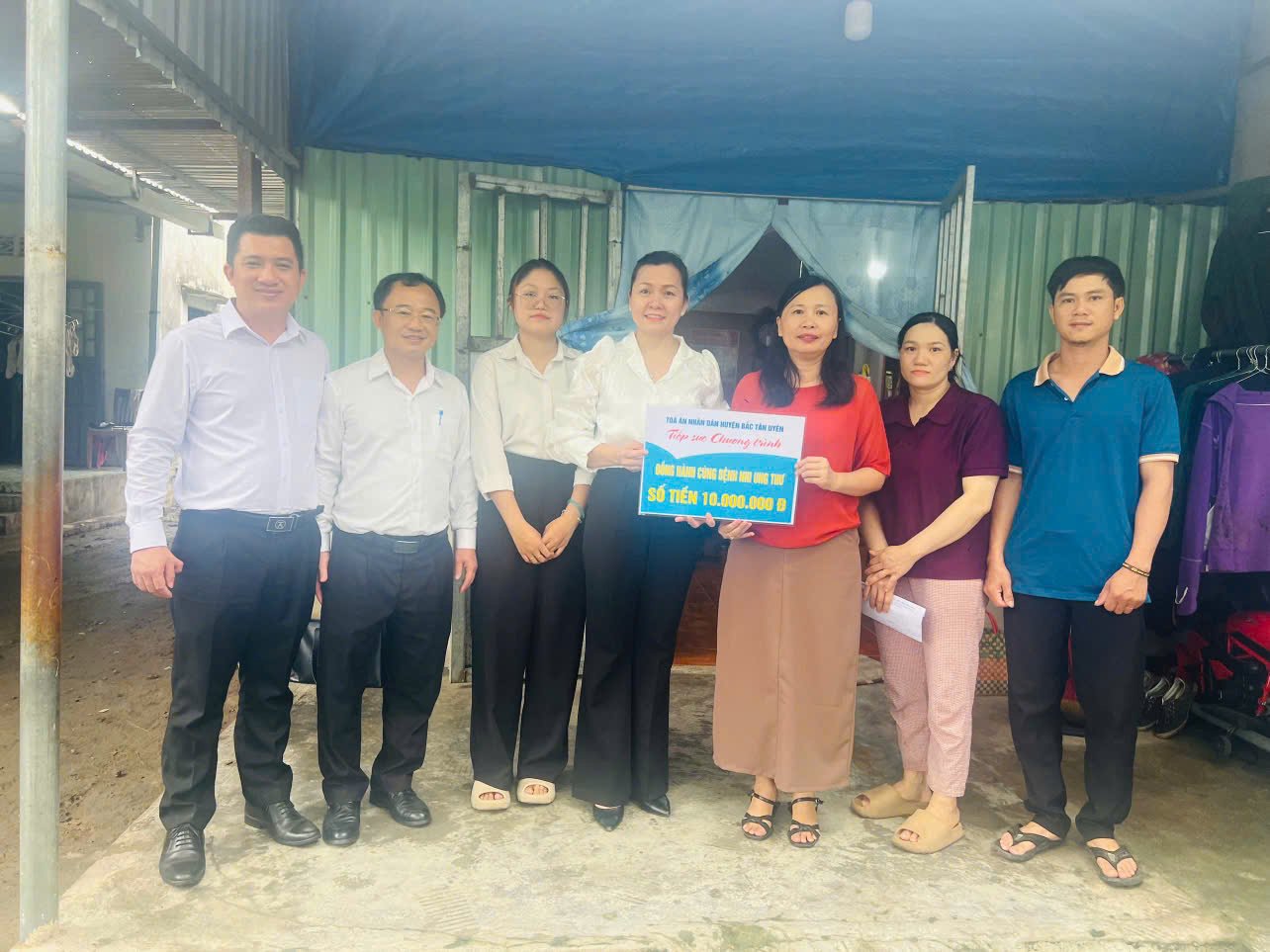 Hành động vì trẻ em bị ưng thư trên địa bàn huyện Bắc Tân Uyên