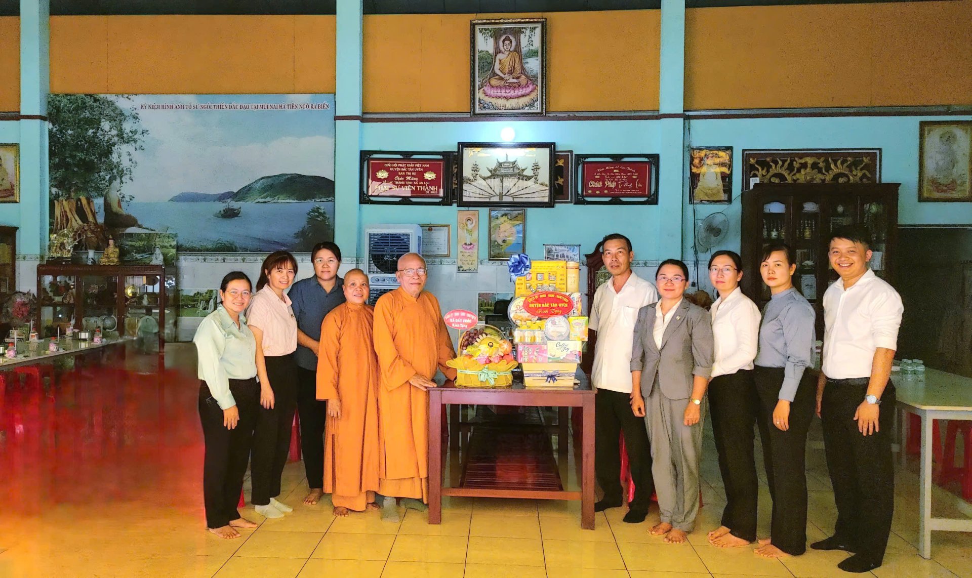 Huyện Bắc Tân Uyên thăm, chúc mừng các cơ sở thờ tự Phật giáo nhân ngày Đại lễ Phật đản - Phật lịch 2569