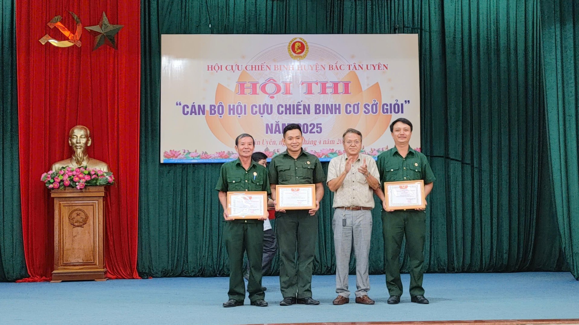 Hội Cựu chiến binh huyện Bắc Tân Uyên tổ chức hội thi cán bộ hội Cựu chiến binh cơ sở giỏi năm 2025