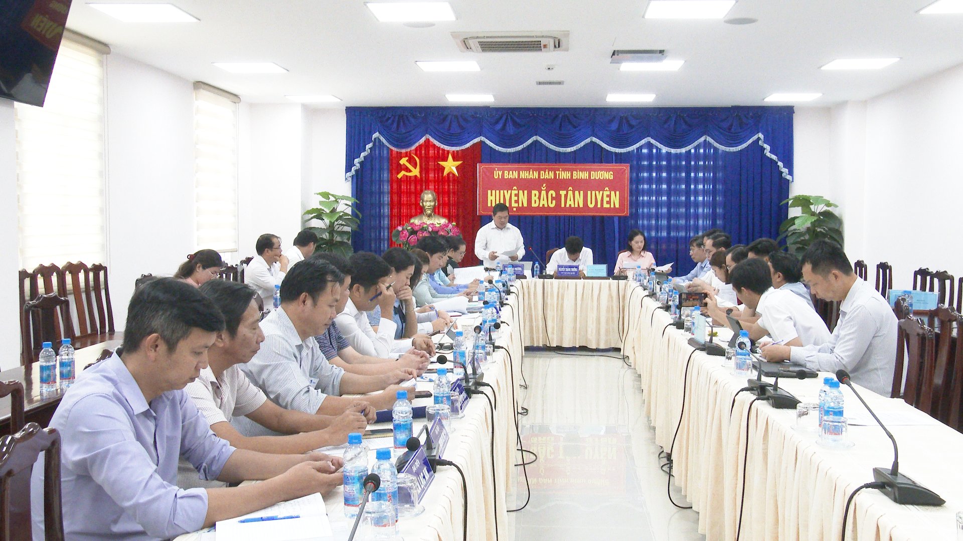 Đoàn công tác HĐND tỉnh giám sát công tác chuẩn bị điều kiện hoạt động cho các xã sau sáp nhập tại huyện Bắc Tân Uyên