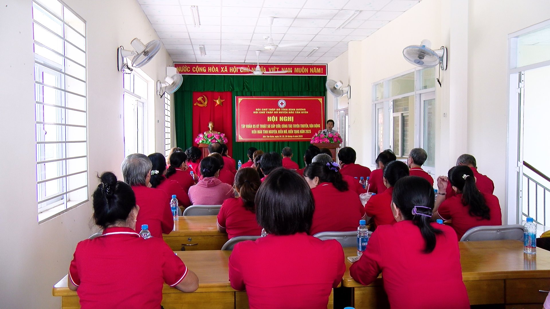 Hội Chữ thập đỏ tổ chức tập huấn 5 kỹ thuật cấp cứu, công tác tuyên truyền vận động hiến máu, hiến mô, hiến tạng năm 2025