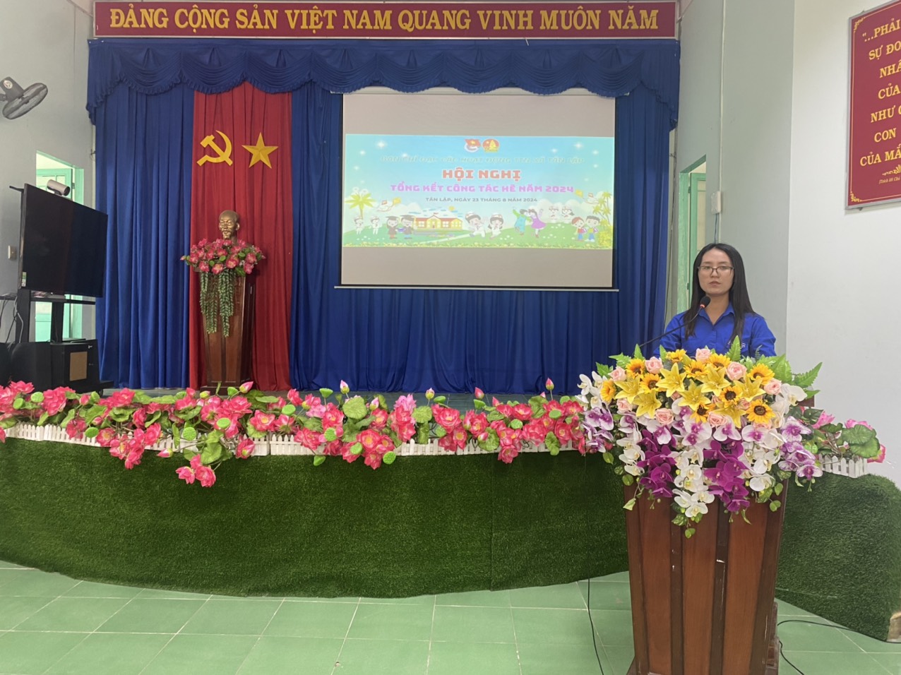 XÃ TÂN LẬP TỔ CHỨC TỔNG KẾT HÈ NĂM 2024