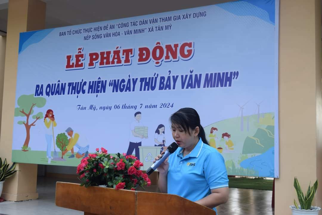Tân Mỹ Tổ chức Lễ phát động “Ngày thứ 7 văn minh”