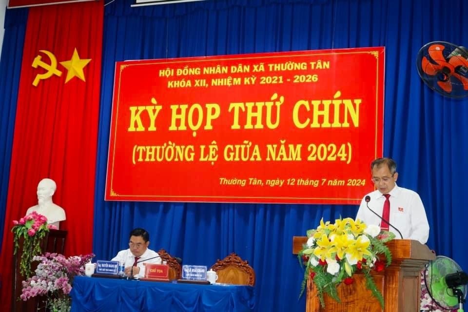 Hội Đồng Nhân Dân xã Thường Tân khóa XII, Nhiệm Kỳ 2021 – 2026 Tổ Chức Kỳ Họp Thứ Chín – Kỳ Họp Thường Lệ Giữa Năm 2024.