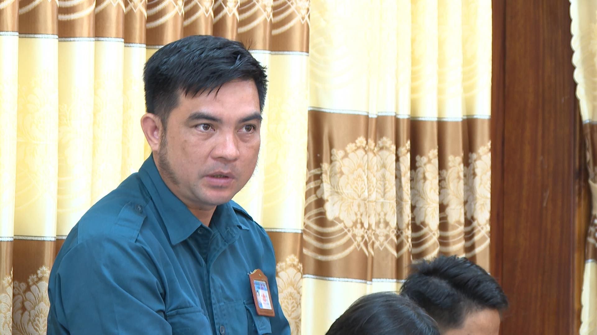 May be an image of 1 person and dais