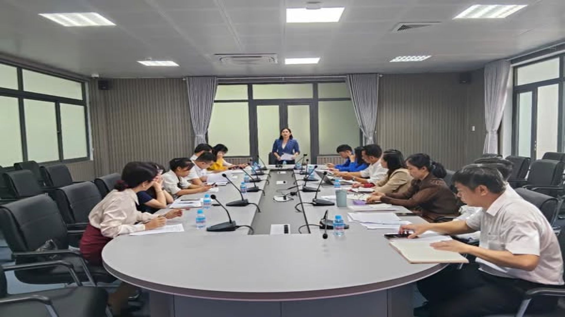 Kiểm tra công tác thực hiện chuyển đổi số phường Hòa Lợi