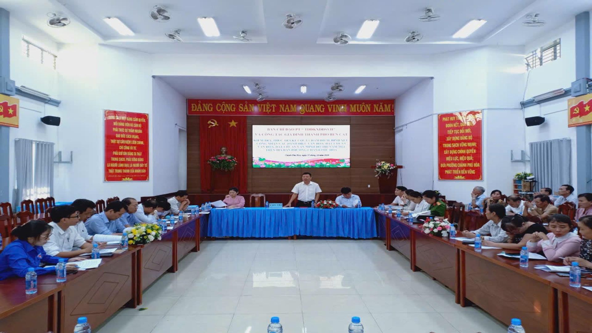 Phúc tra phong trào “Toàn dân đoàn kết xây dựng đời sốngvăn hoá” và công tác Gia đình phường Chánh Phú Hòa