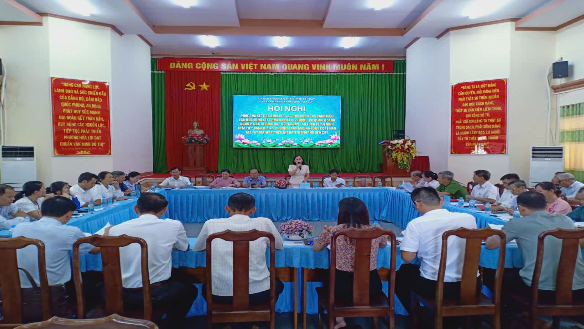 Phúc tra phong trào “Toàn dân đoàn kết xây dựng đời sống văn hoá” và công tác Gia đình phường Hòa Lợi năm 2024