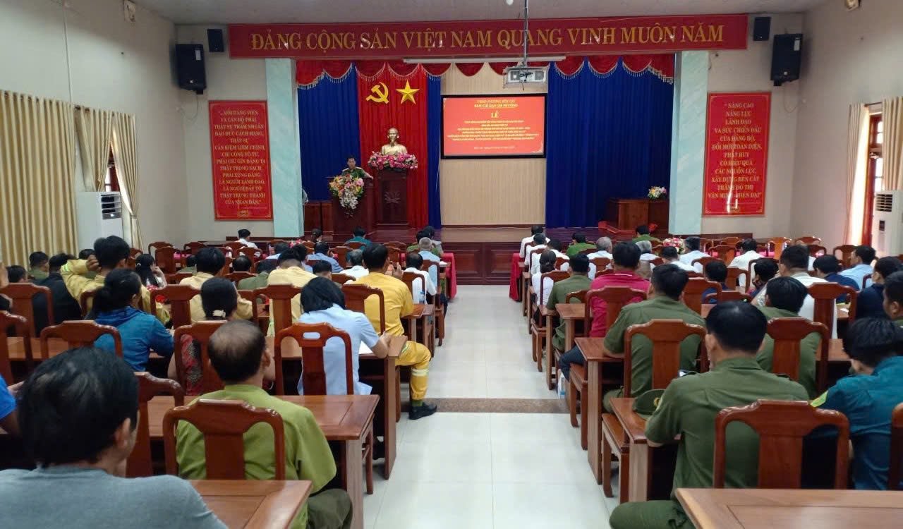 Phường Bến Cát phát động cao điểm tấn công, trấn áp các loại tội phạm, đảm bảo an ninh trật tự