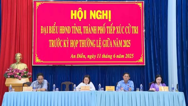 Đại biểu HĐND tỉnh, thành phố tiếp xúc cử tri phường An Điền trước kỳ họp thường lệ giữa năm 2025