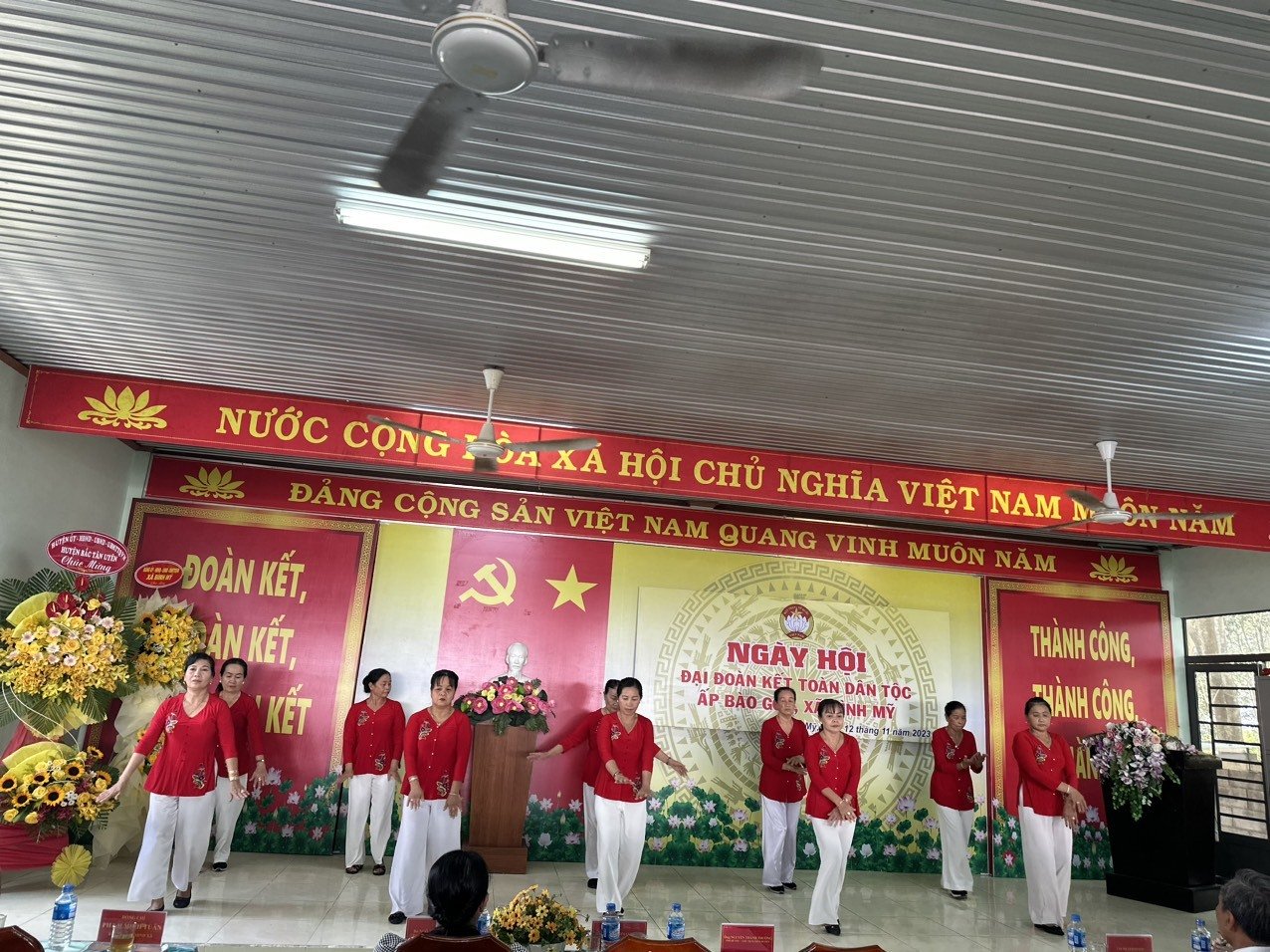 Ngày hội Đại đoàn kết toàn dân tộc ấp Bào Gốc, xã Bình Mỹ