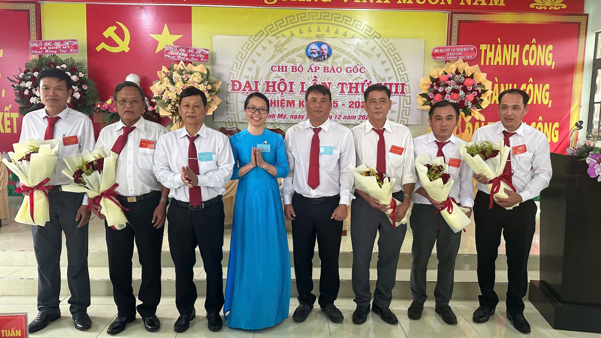 Bào Gốc: Đại hội điểm Chi bộ ấp Bào Gốc, xã Bình Mỹ, nhiệm kỳ 2025-2027.