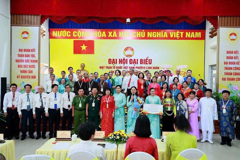 ĐẠI HỘI ĐẠI BIỂU MẶT TRẬN TỔ QUỐC VIỆT NAM VÀ CÁC TỔ CHỨC CHÍNH TRỊ - XÃ HỘI PHƯỜNG LINH XUÂN THÀNH CÔNG TỐT ĐẸP