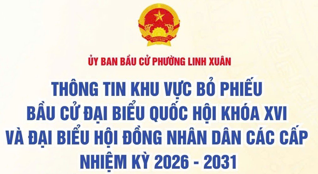 THÔNG TIN KHU VỰC BỎ PHIẾU BẦU CỬ