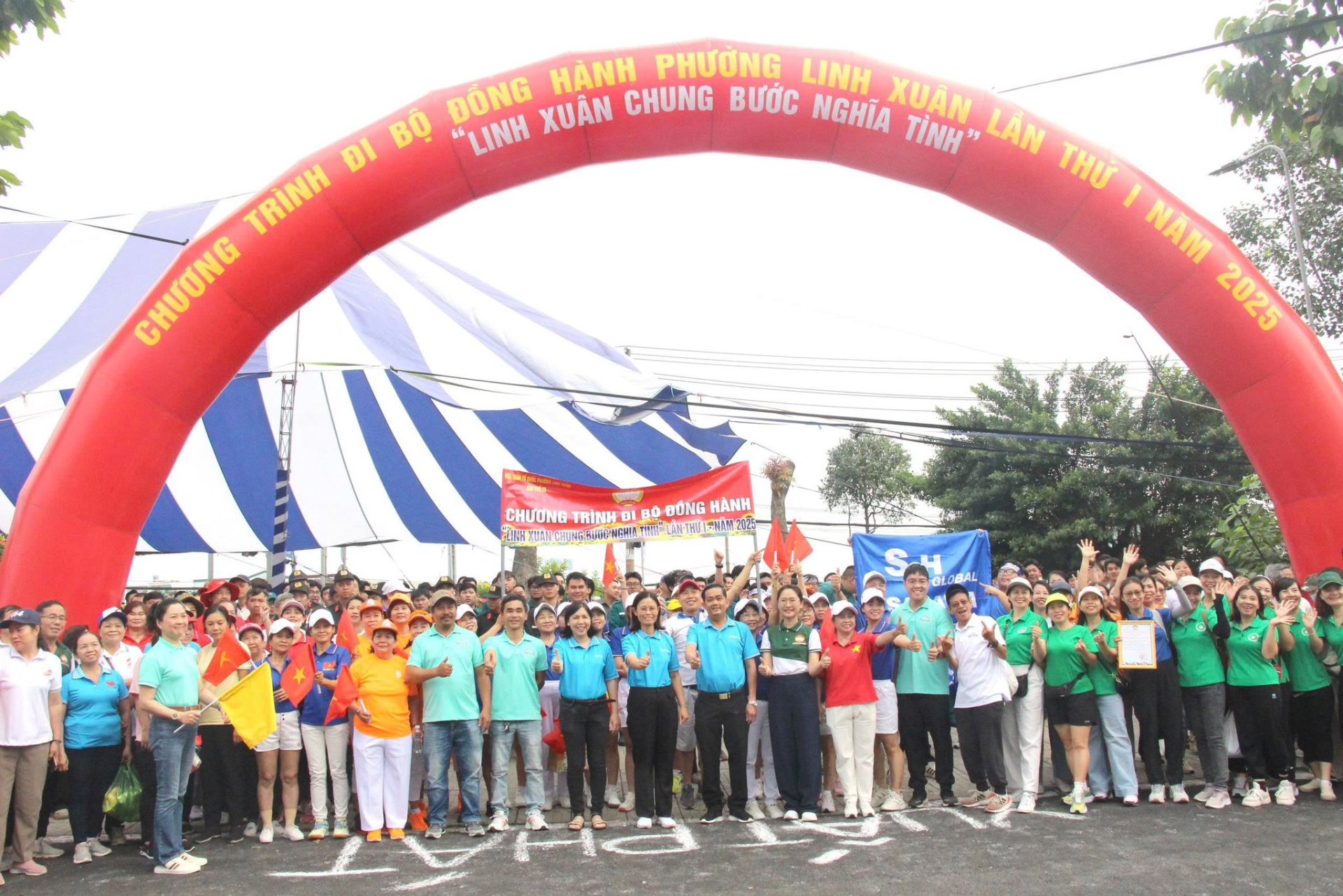 CHƯƠNG TRÌNH ĐI BỘ ĐỒNG HÀNH "LINH XUÂN CHUNG BƯỚC NGHĨA TÌNH" NĂM 2025