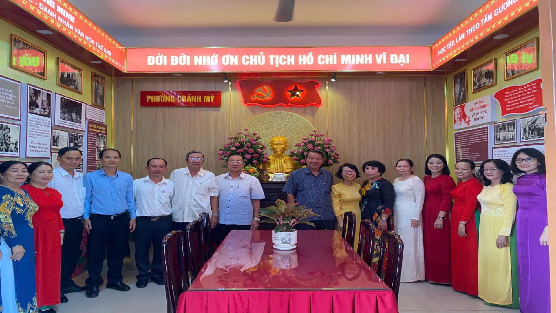 Phường Chánh Mỹ ra mắt Không gian văn hóa Hồ Chí Minh - công trình chào mừng Đại hội Đại biểu Đảng bộ phường Chánh Mỹ lần thứ XVIII, nhiệm kỳ 2025-2030